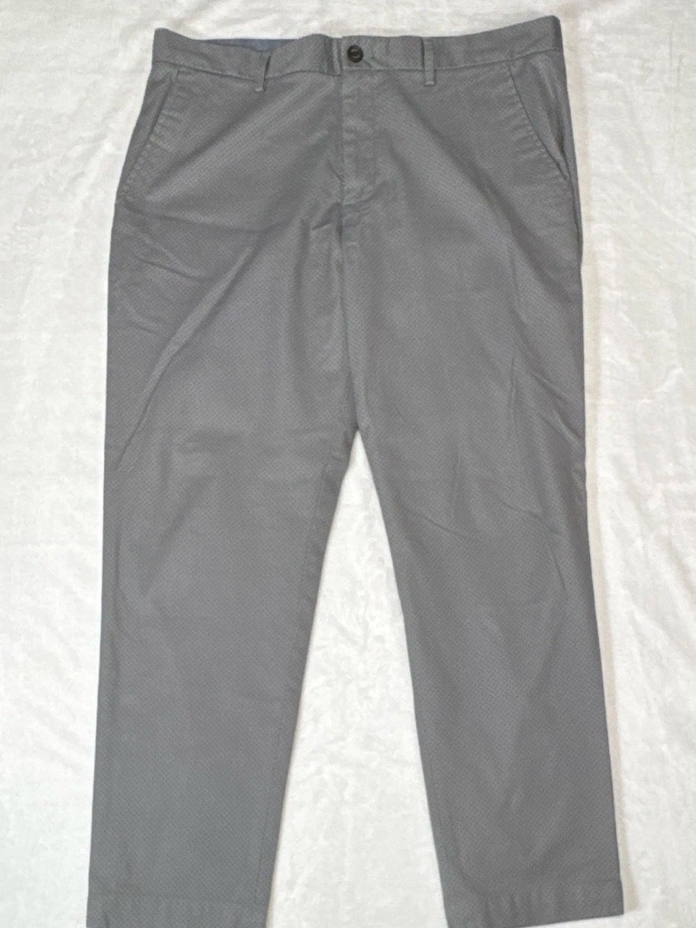 Banana Republic Mason Chino Pants Men’s 36x30 Gray Stretch Flat Front